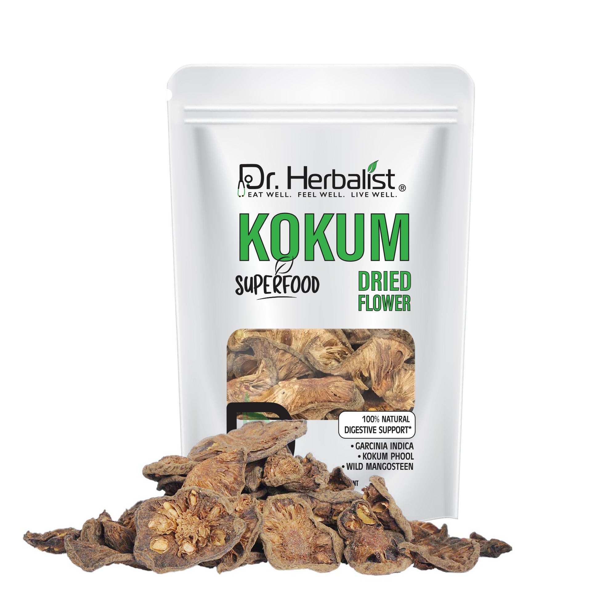 Dr Herbalist Kokum Flower 100g | Natural Herbal Remedy | Rich in Antioxidants | Supports Digestion, Skin Health & Overall Wellness | 100% Pure & Natural