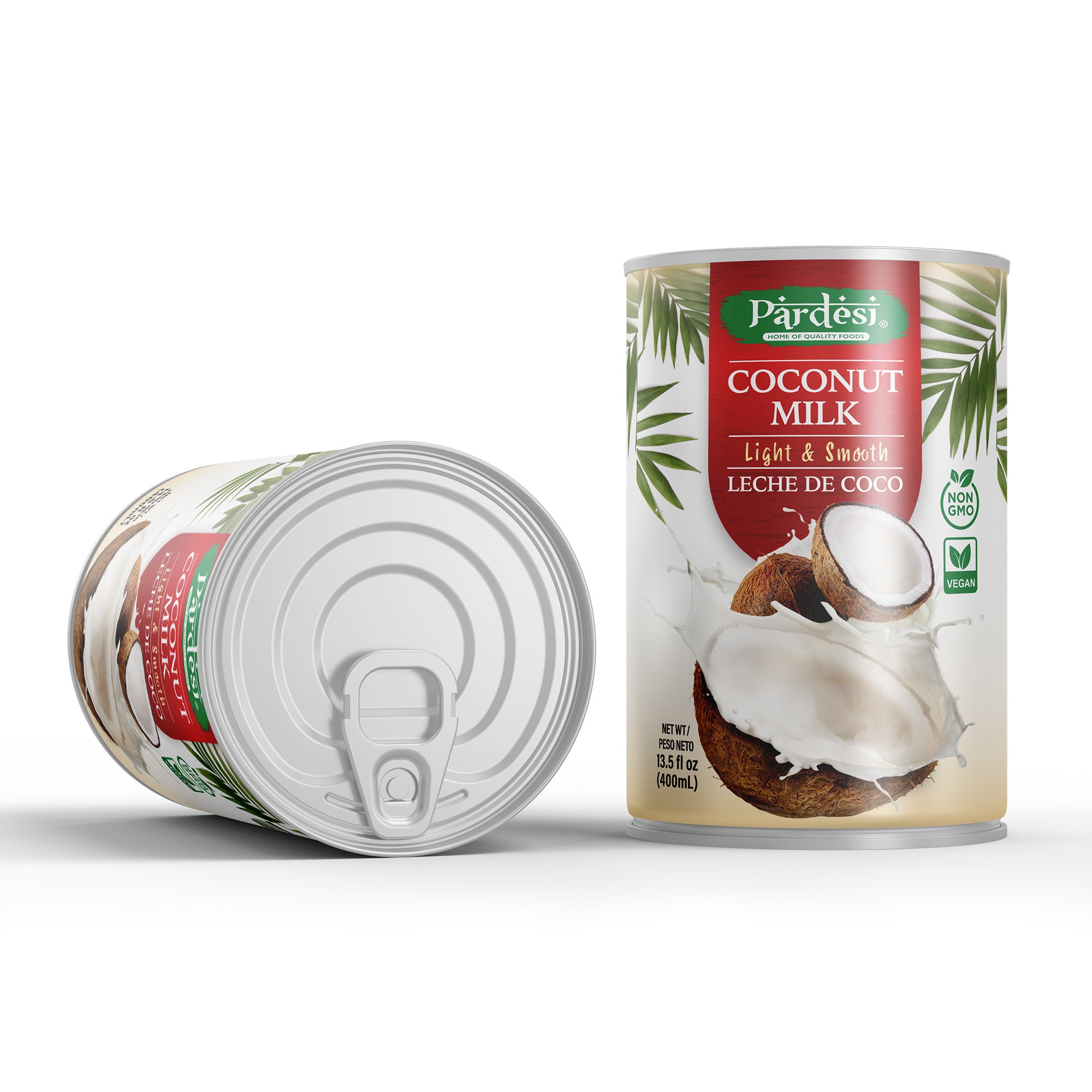 Pardesi Coconut Milk 400mL - Premium Thick Coconut Cream for Curry, Soup & Desserts | Halal, Non-GMO, Vegan