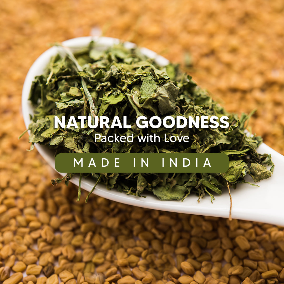 Pardesi Dried Fenugreek Leaves (Kasoori Methi) 30g — Premium Crushed Methi for Butter Chicken, Naan & Curry Finishing | Halal, Non-GMO | Dual-Cap Jar