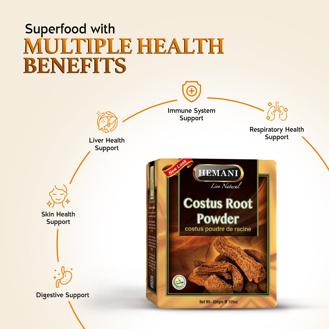 HEMANI Costus Root Powder 200g Box
