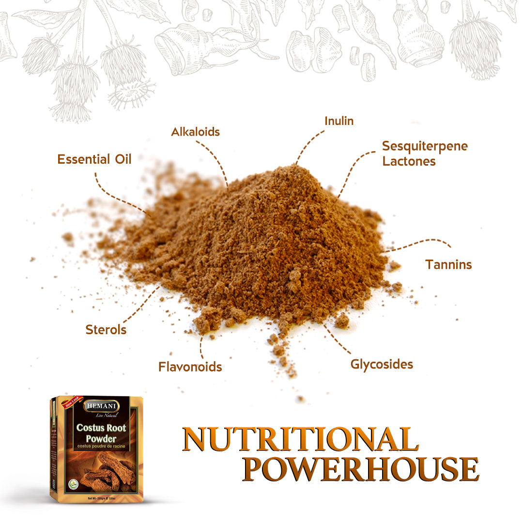 HEMANI Costus Root Powder 200g Box