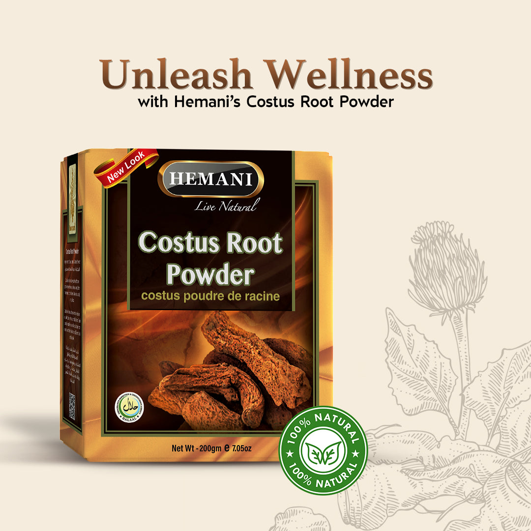 HEMANI Costus Root Powder 200g Box