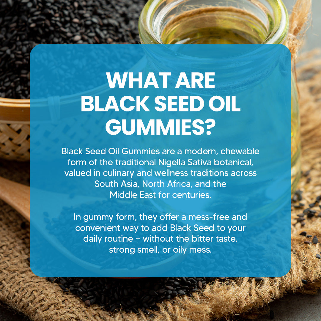 Dr Herbalist Black Seed Oil Gummies 60 Count – Cold Pressed Nigella Sativa Gummies– Immune Support, Hair Skin & Overall Wellness – Vegan, Non-GMO, Halal