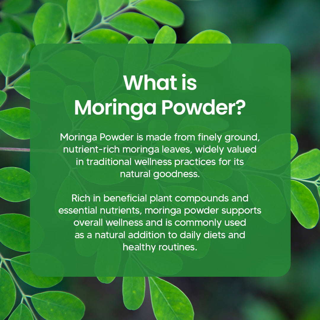 Dr. HERBALIST Moringa Leaf Powder 250g - Pure Moringa Oleifera with All 9 Essential Amino Acids | Supports Daily Nutrition & Antioxidant Wellness* | Smoothie & Food Ready | Halal, Vegan