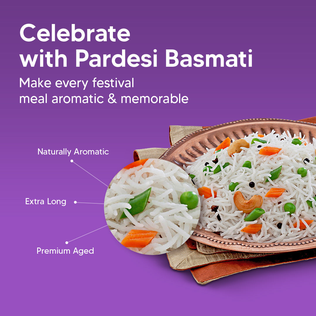 PARDESI Extra Long Basmati Rice 10LB
