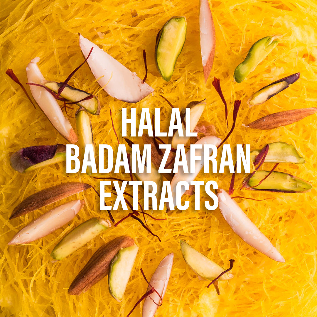 Hemani Badam Zafran Food Essence 25 ml Halal- Concentrated Almond Saffron Flavor for Indian Desserts, Recipes, and Traditional Sweets - Perfect for Kulfi, Barfi, Halwa, and More