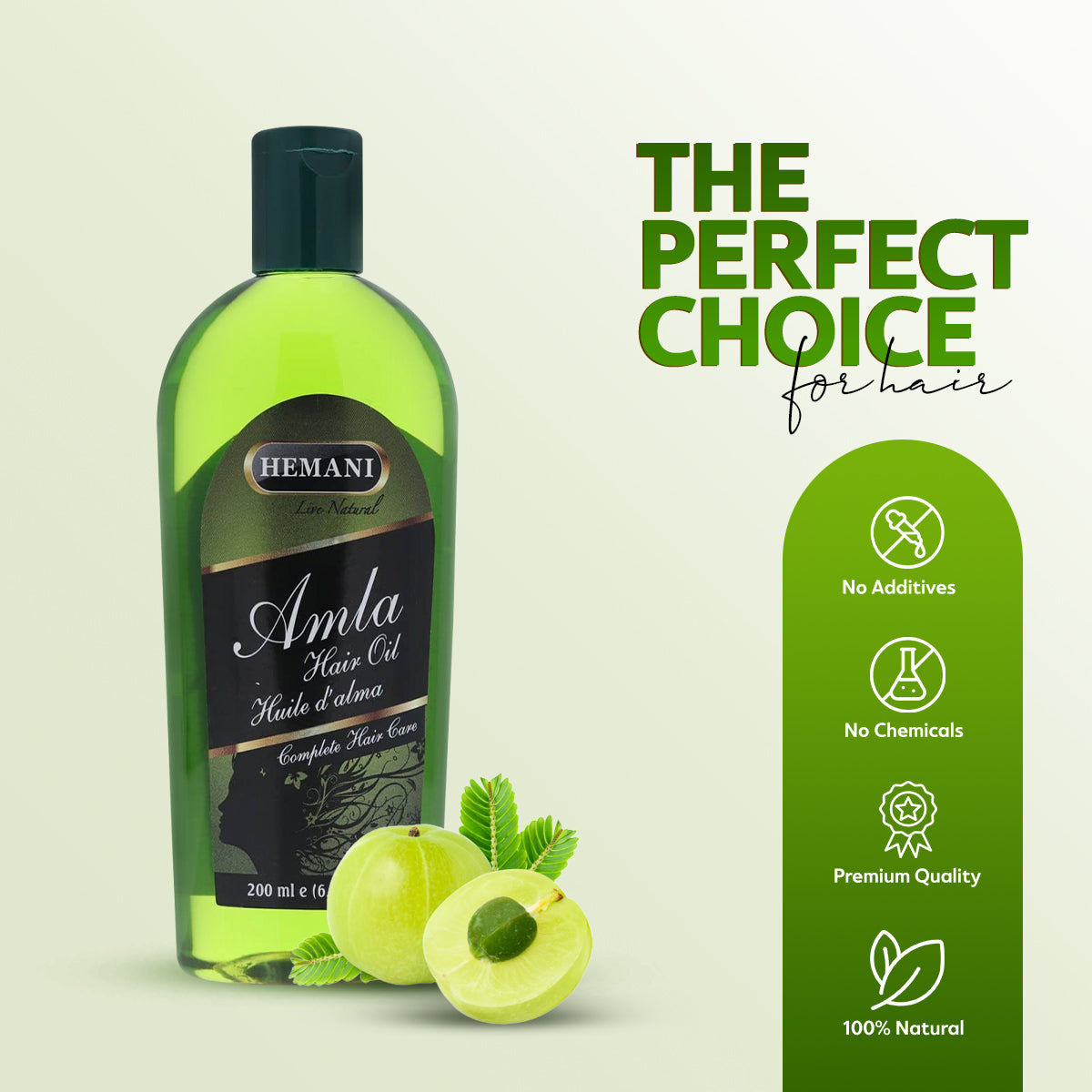HEMANI Amla Oil Green 200mL