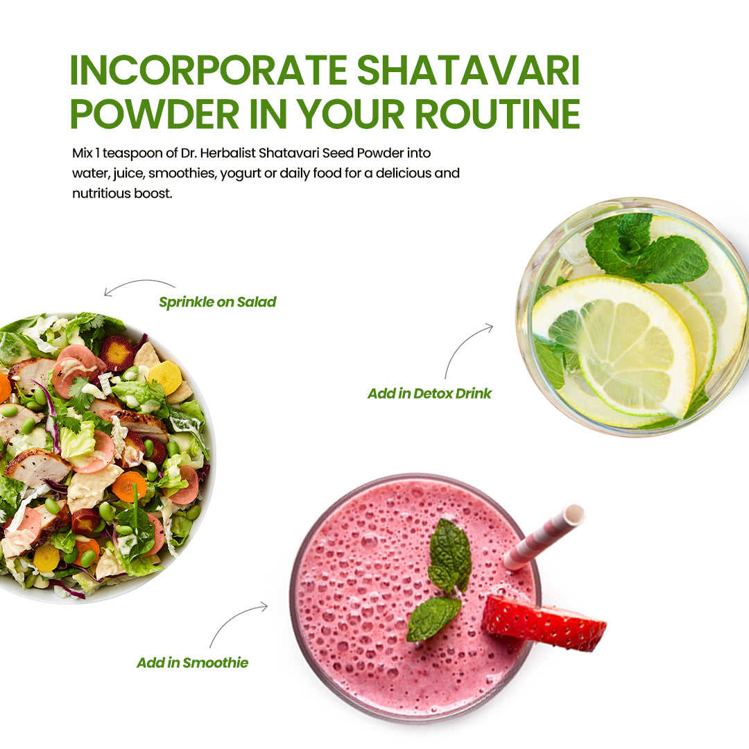 DR. HERBALIST Shatavari Powder 200g