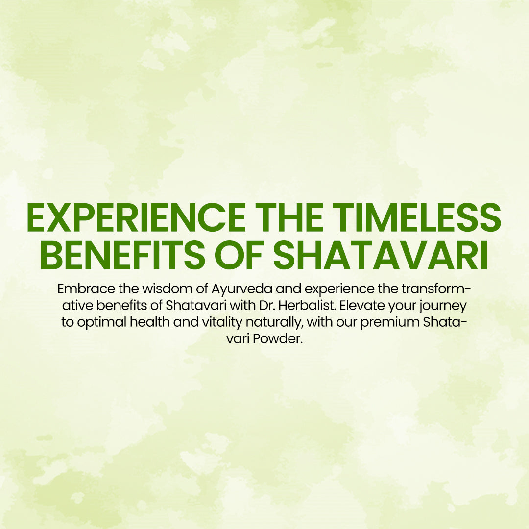 DR. HERBALIST Shatavari Powder 200g