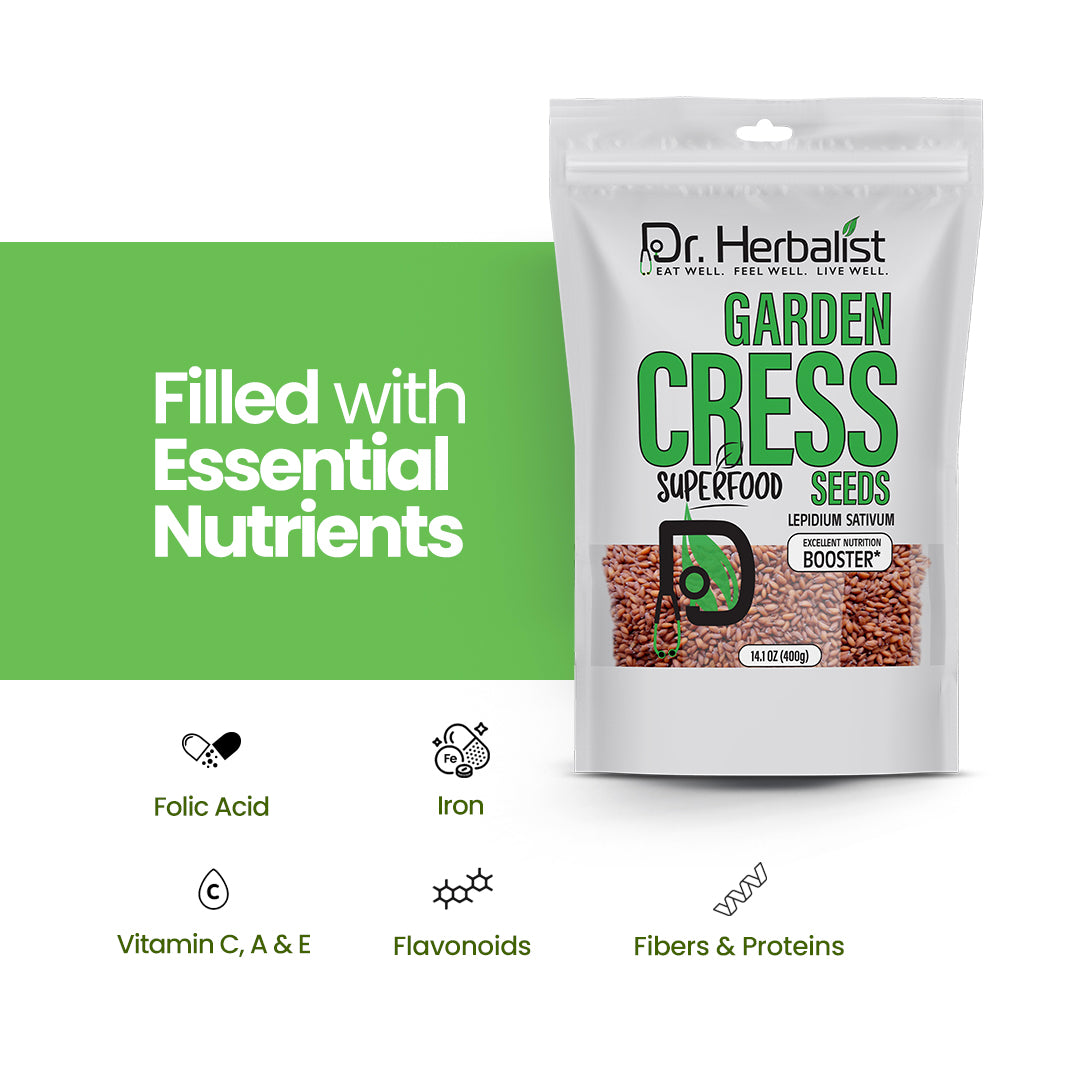 DR. HERBALIST Garden Cress Seeds 400g