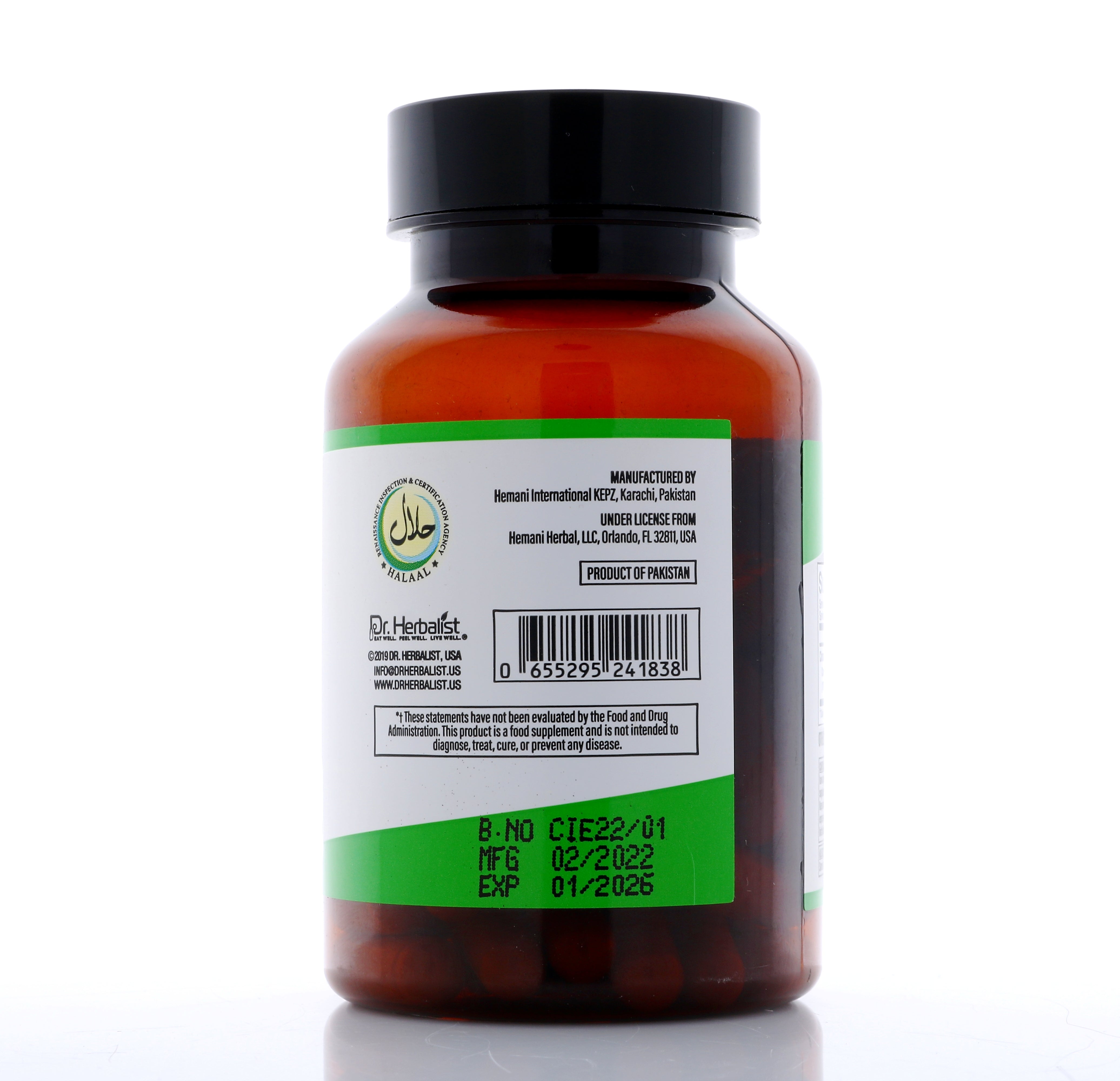 Dr. HERBALIST Cinnamon Extract Capsules 350mg - Cinnamomum Verum with Cinnamaldehyde & Polyphenols | Supports Metabolic Wellness & Daily Vitality* | Halal, Vegan | 60ct