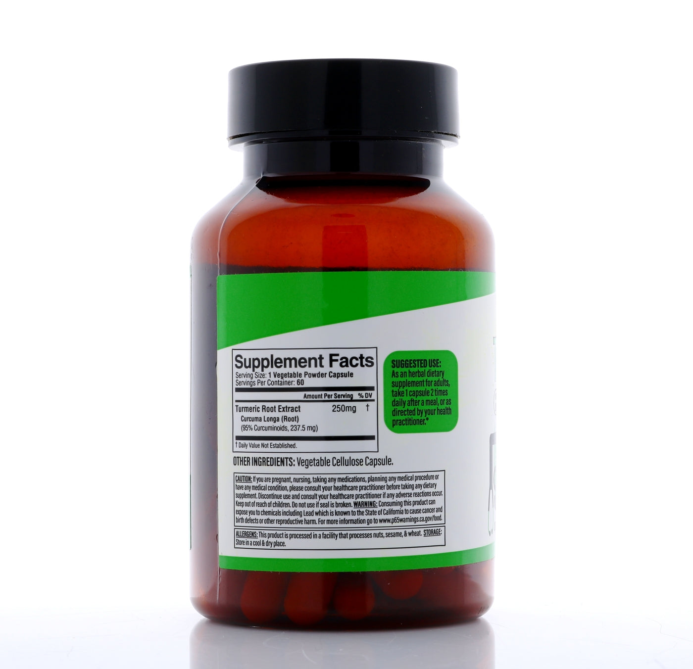 Dr. HERBALIST Turmeric Extract Capsules 250mg - Curcuma Longa Curcuminoid Concentrate | Supports Joint Comfort & Antioxidant Wellness* | Halal, Vegan | 60ct