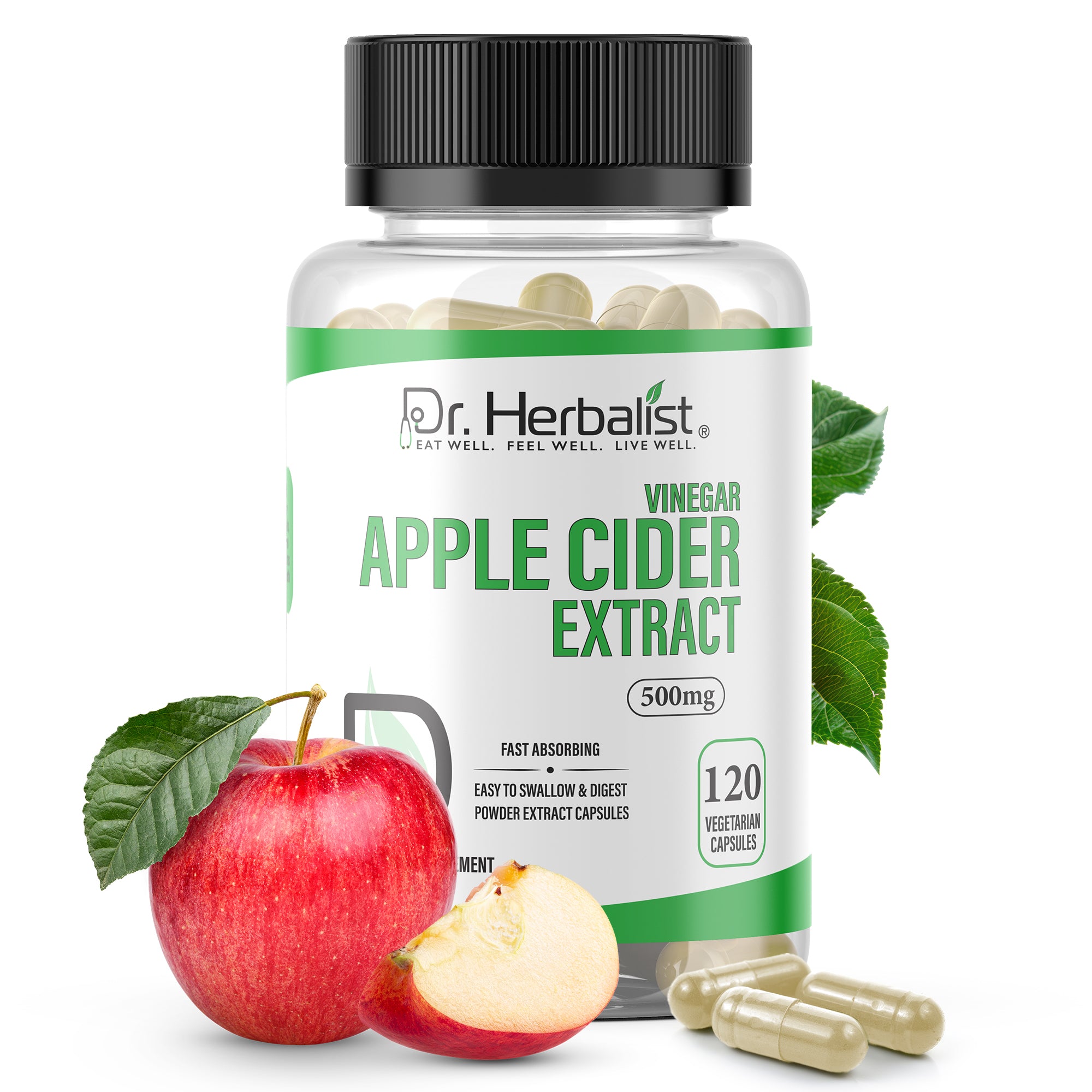 Dr. Herbalist Apple Cider Extract (120 Capsules) – Premium Daily Wellness Supplement