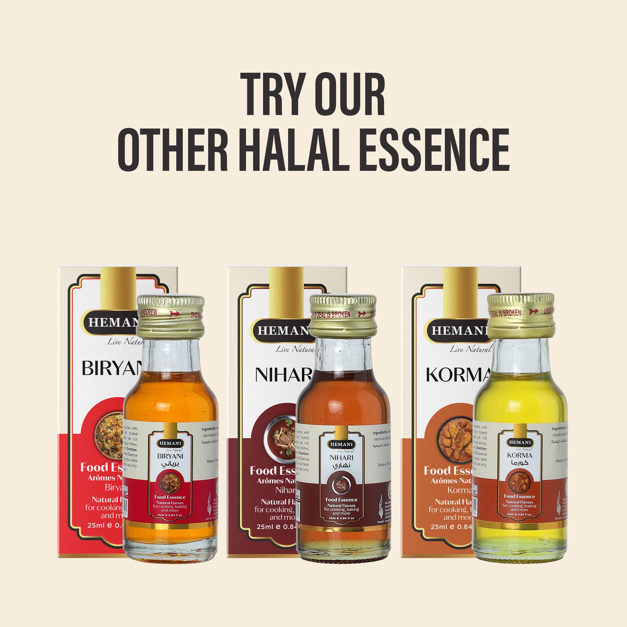 Hemani Kewra Food Essence 25 ml Halal- Concentrated Kewra Flavor for Indian Desserts, Drinks, and Recipes - Perfect for Gulab Jamun, Jalebi, Falooda, and More
