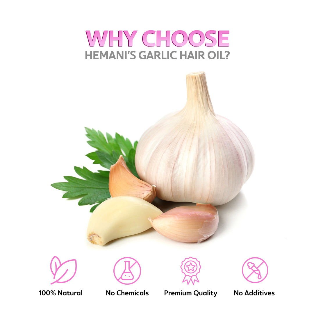 HEMANI Hair Oil Garlic 200mL - Image 6