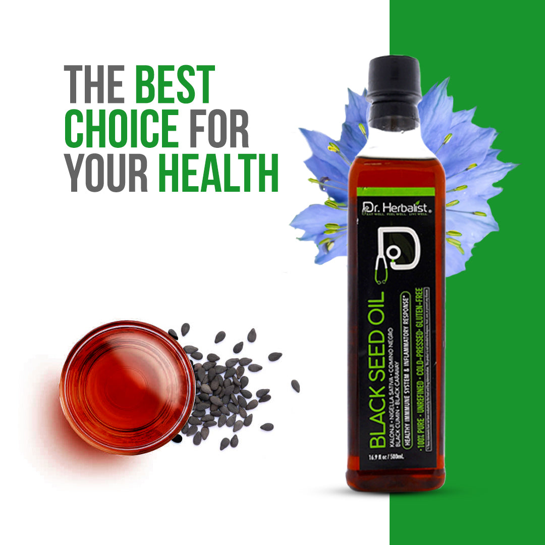 DR. HERBALIST Black Seed Oil 500mL (2 PACK)