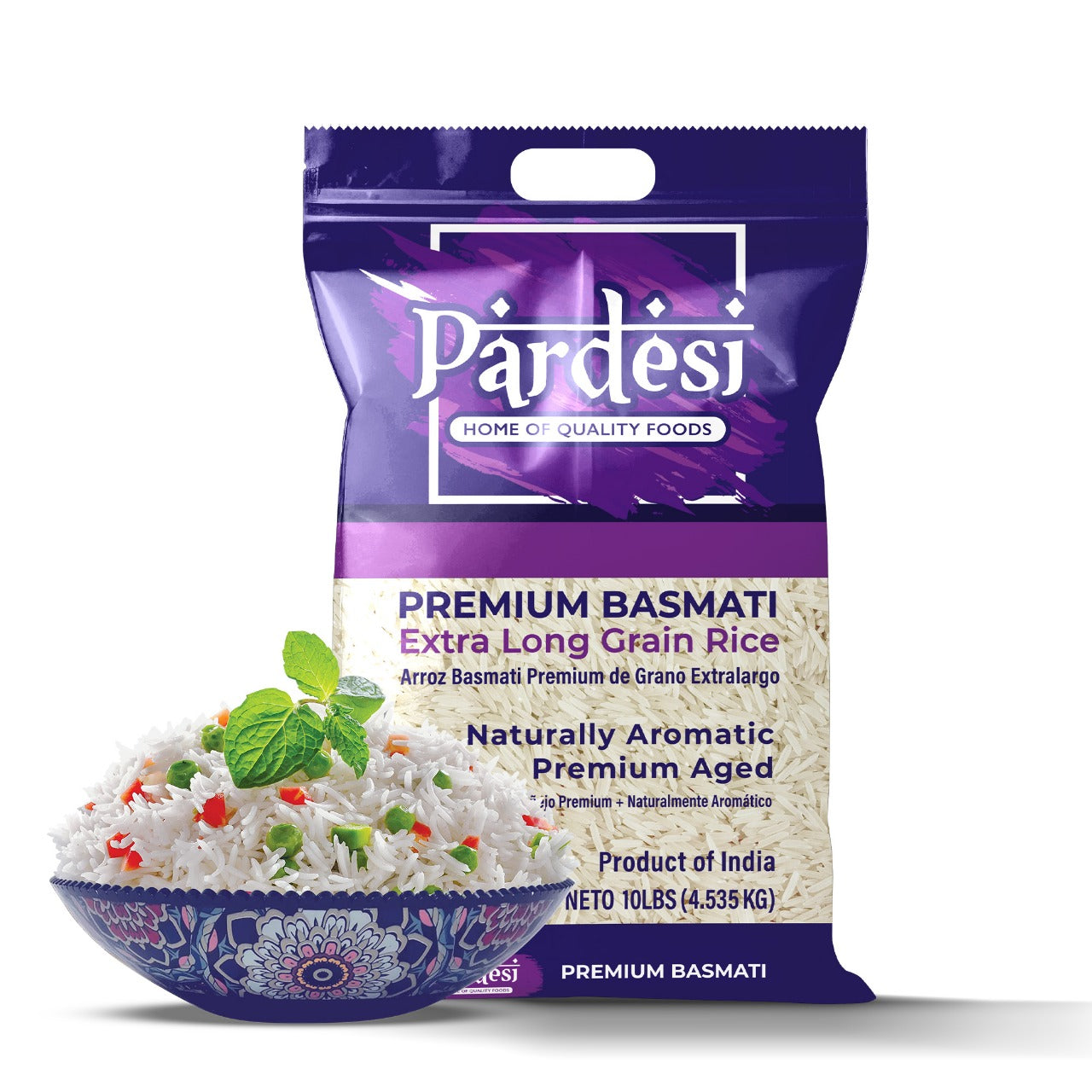 PARDESI Extra Long Basmati Rice 10LB