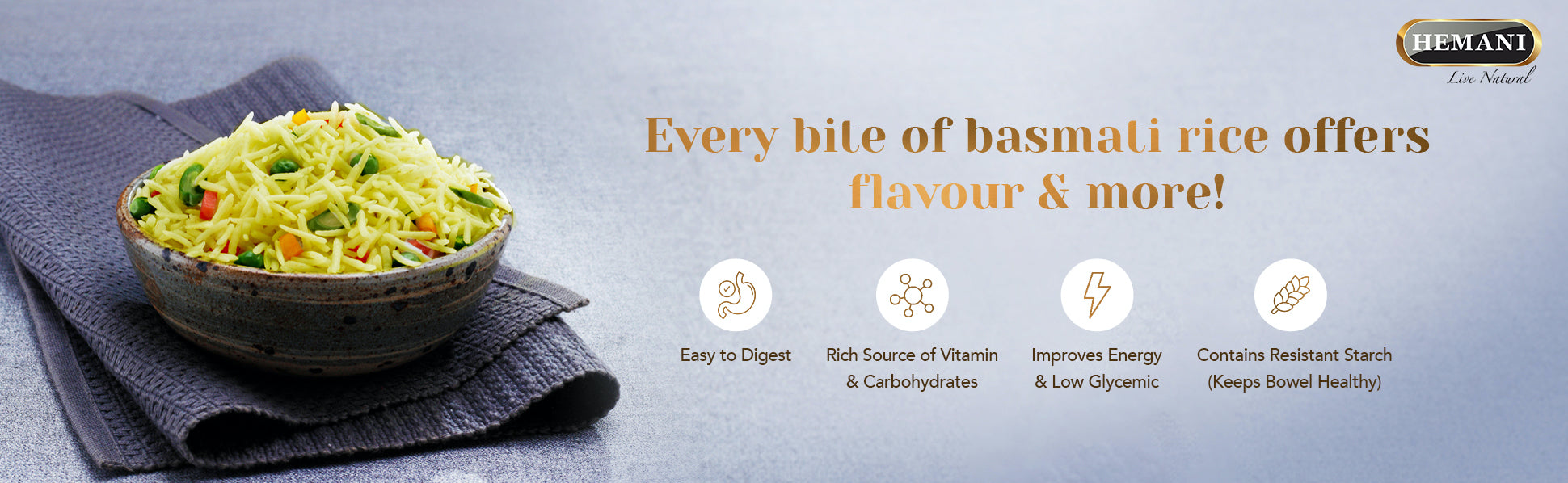 HEMANI Golden Sella Basmati Rice Lower GI 11LB