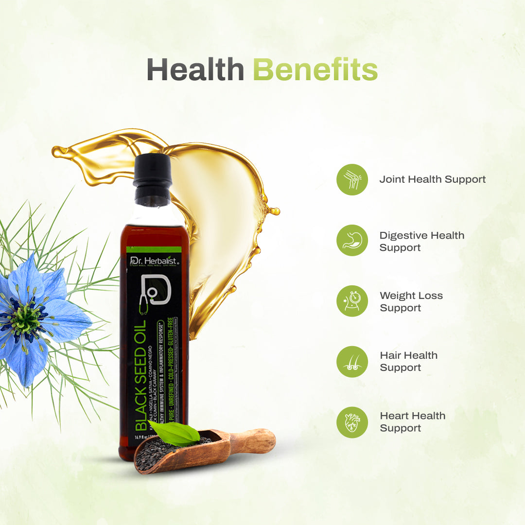 DR. HERBALIST Black Seed Oil 500mL (2 PACK)