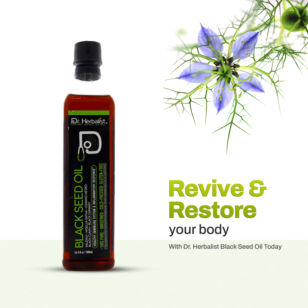 DR. HERBALIST Black Seed Oil 500mL (2 PACK)