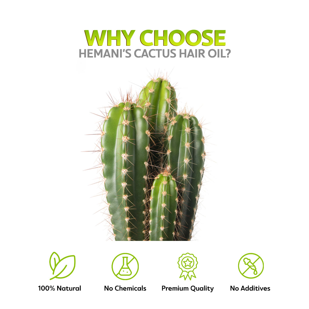 HEMANI Hair Oil Cactus 200mL - Image 6