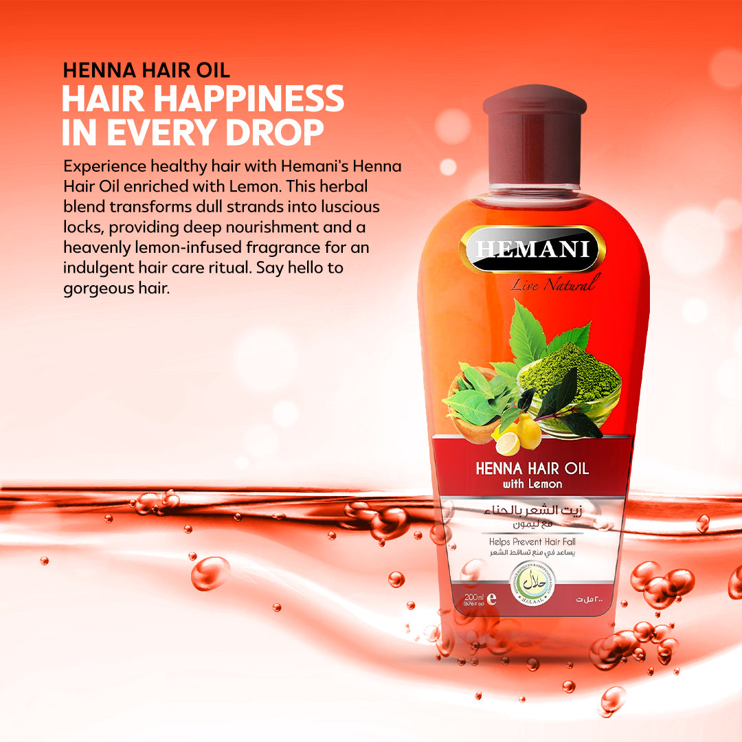 HEMANI Hair Oil Henna 200mL - Image 5