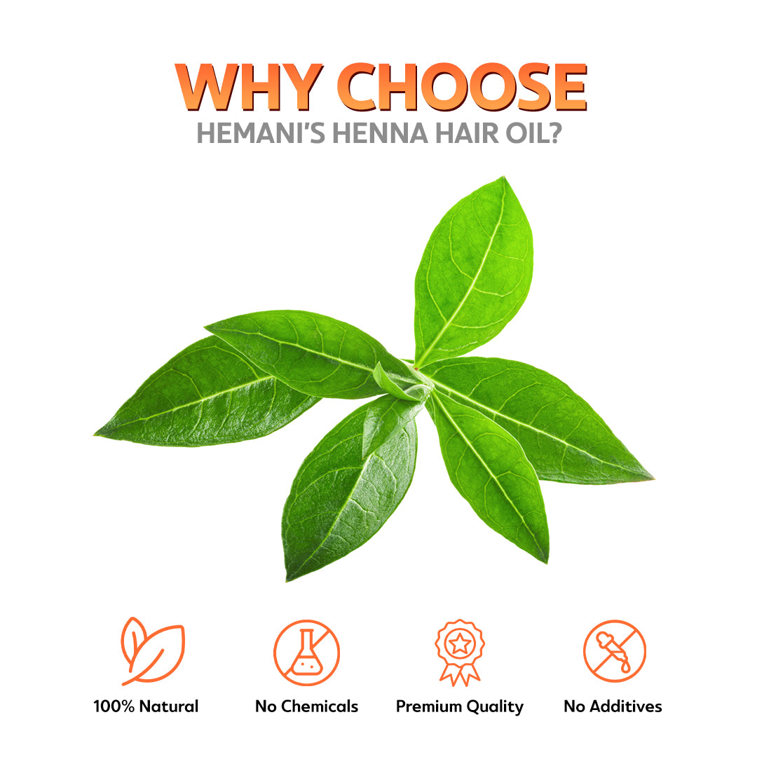 HEMANI Hair Oil Henna 200mL - Image 6