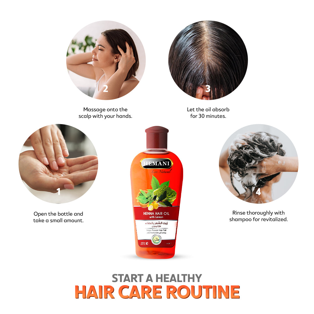 HEMANI Hair Oil Henna 200mL - Image 8