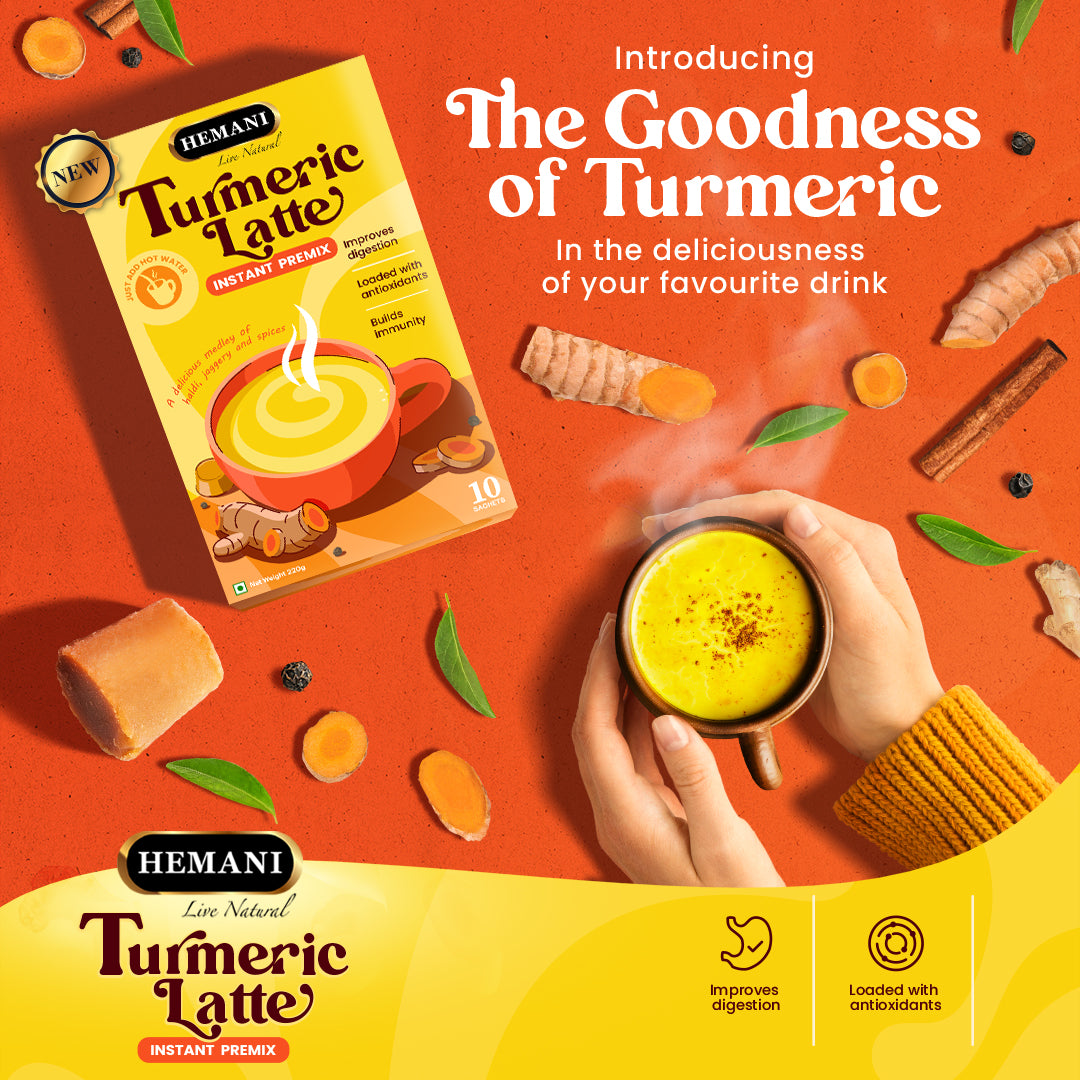 HEMANI Instant Tea Turmeric Latte