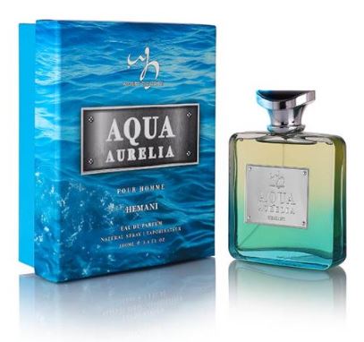 WB Hemani Aqua Aurelia Eau de Parfum 100mL | Mandarin Neroli Cardamom Patchouli Oakmoss | Halal | Mens EDP