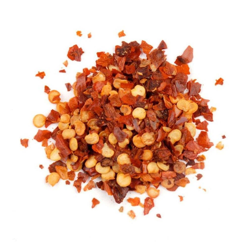 Pardesi Crushed Red Chili Flakes, 5.29 OZ (150g) Resealable Jar Packaging