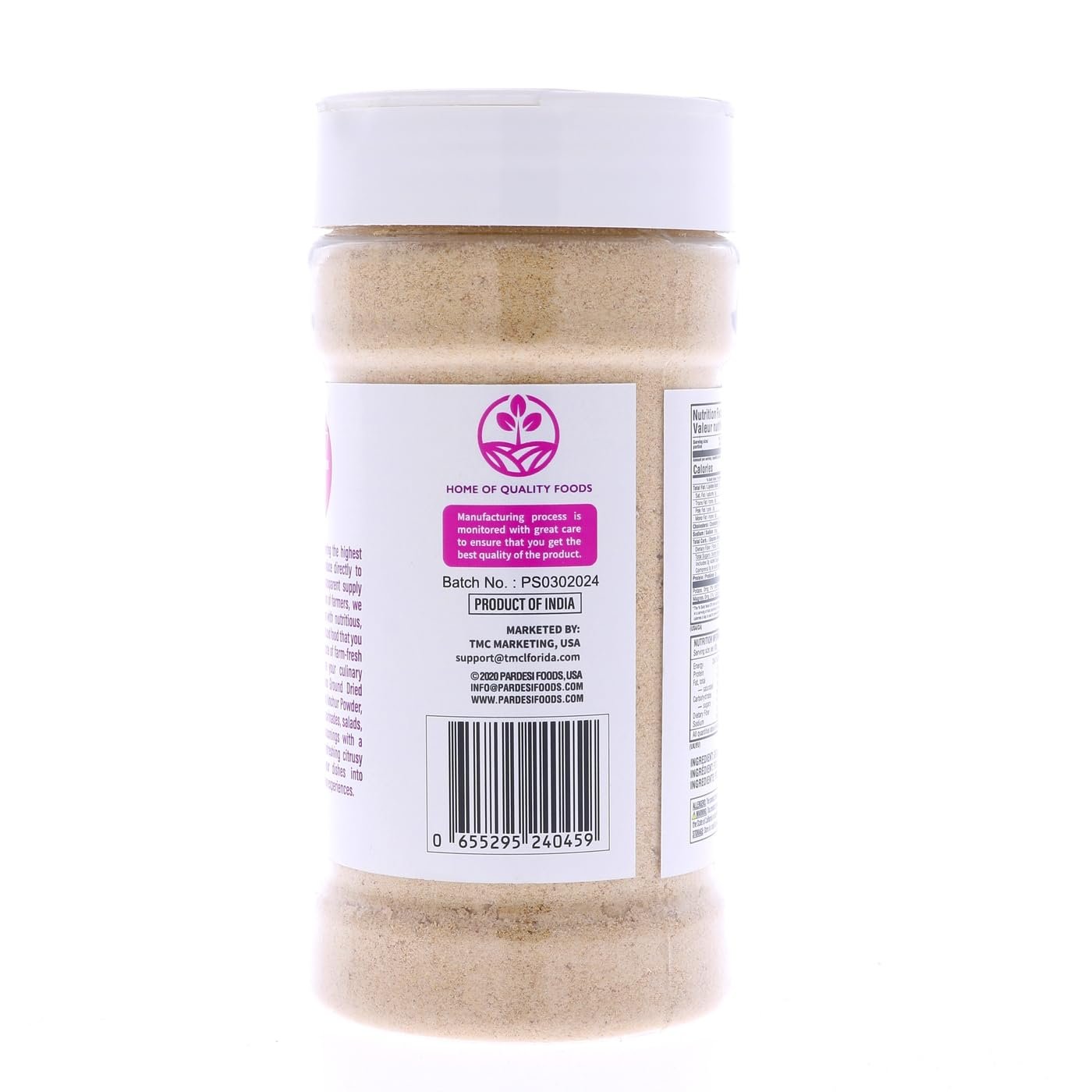 Pardesi Amchur Powder 7.1oz (200g) – Premium Dry Mango Powder | All-Natural, Vegan, Authentic Indian Spice | Ideal for Chutneys, Marinades, Curries & More