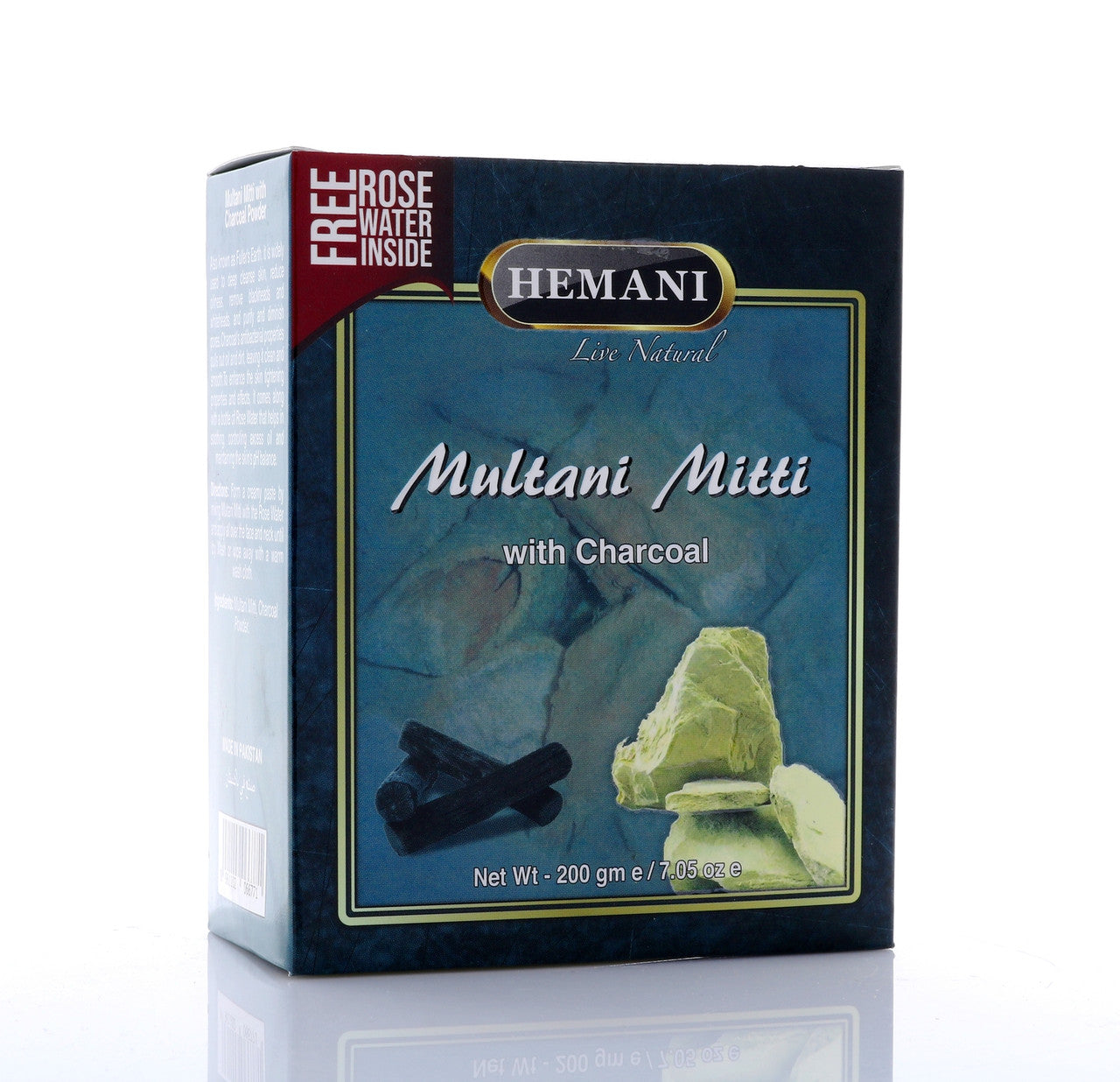 HEMANI Multani Mitti with Charcoal 200g