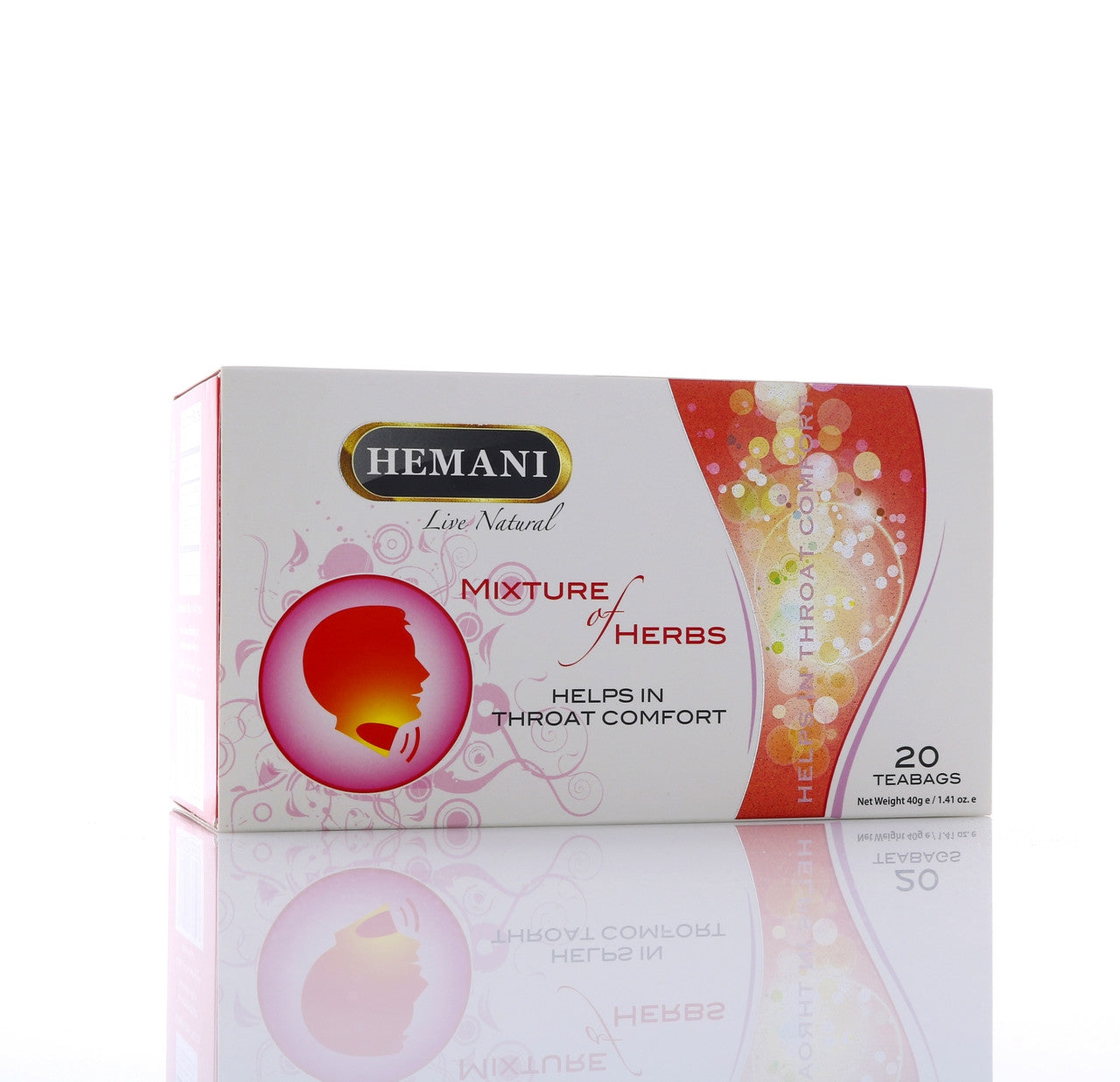 HEMANI Tea Throat Comfort 20 Bags