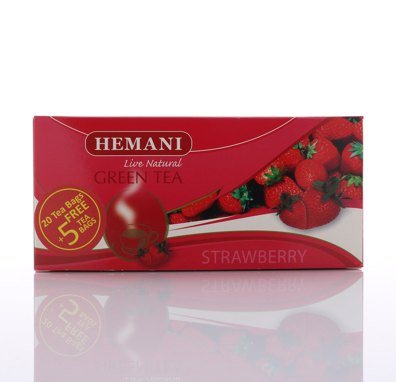 HEMANI Green Tea Strawberry 40g - Image 2