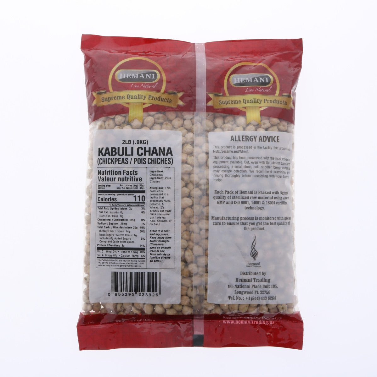 HEMANI Kabuli Chana 2LB