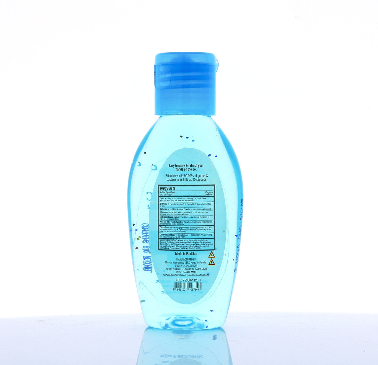 HEMANI Hand Sanitizer 50mL - Maximum Strength 80%