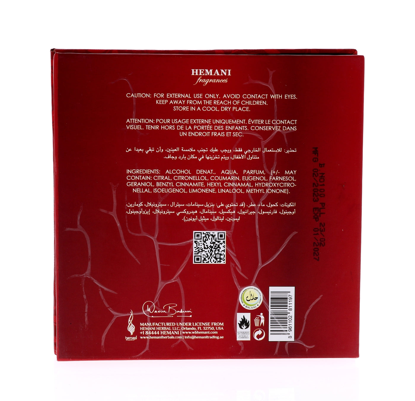 WB HEMANI Perfume Lady Luck 100-W