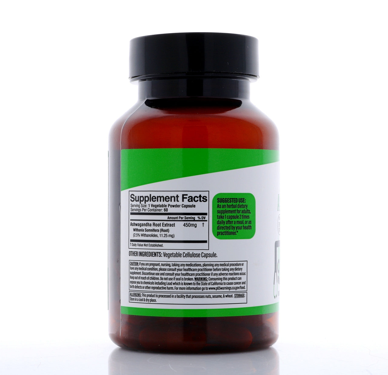 DR. HERBALIST Ashwaghanda Extract 450mg 60 Capsules