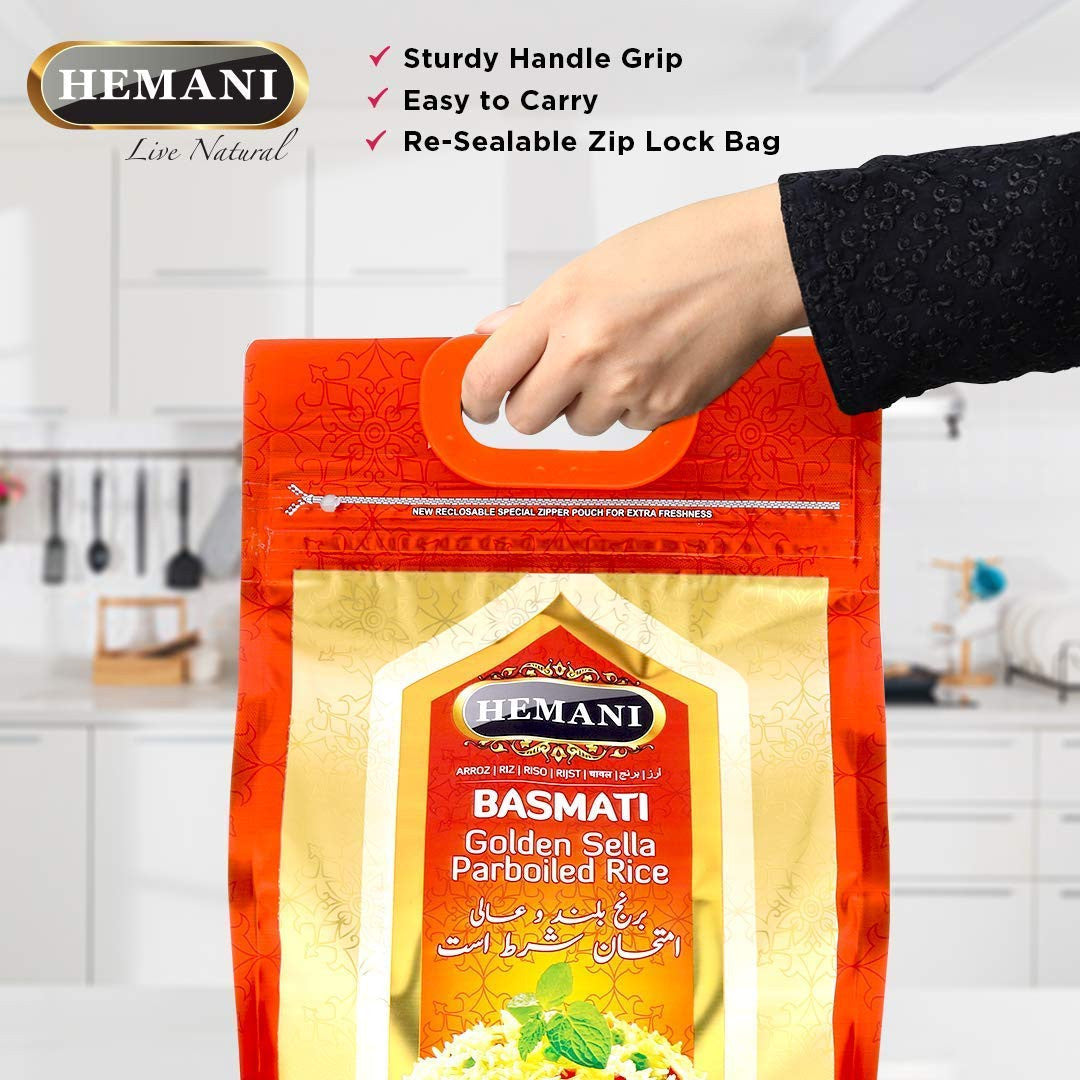 HEMANI Golden Sella Basmati Rice Lower GI 11LB