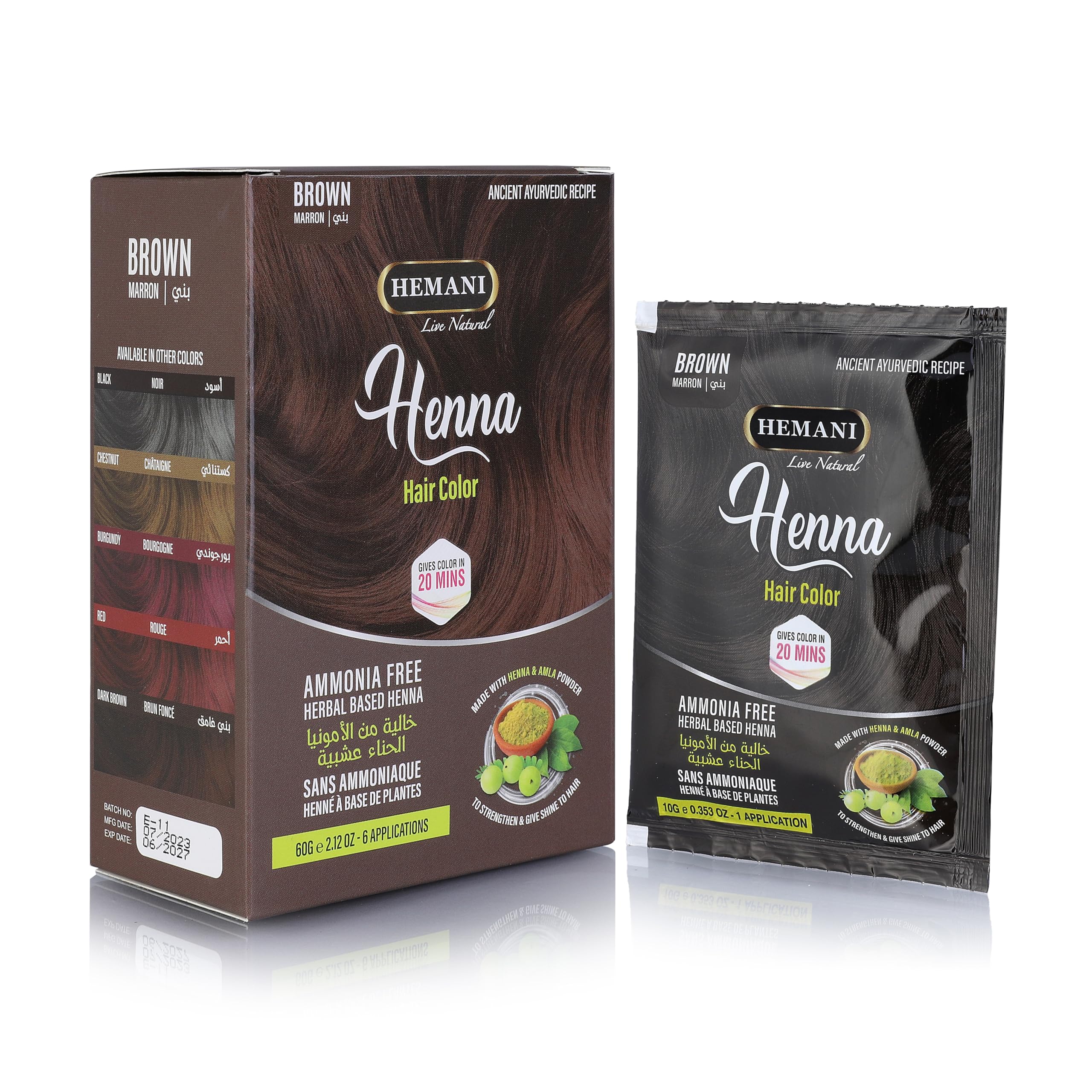 HEMANI Henna Brown 60g