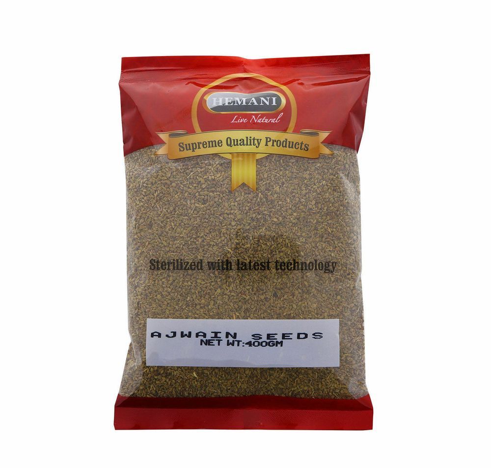 HEMANI Ajwain Seed Whole (Carom Bishops Weed) 400g