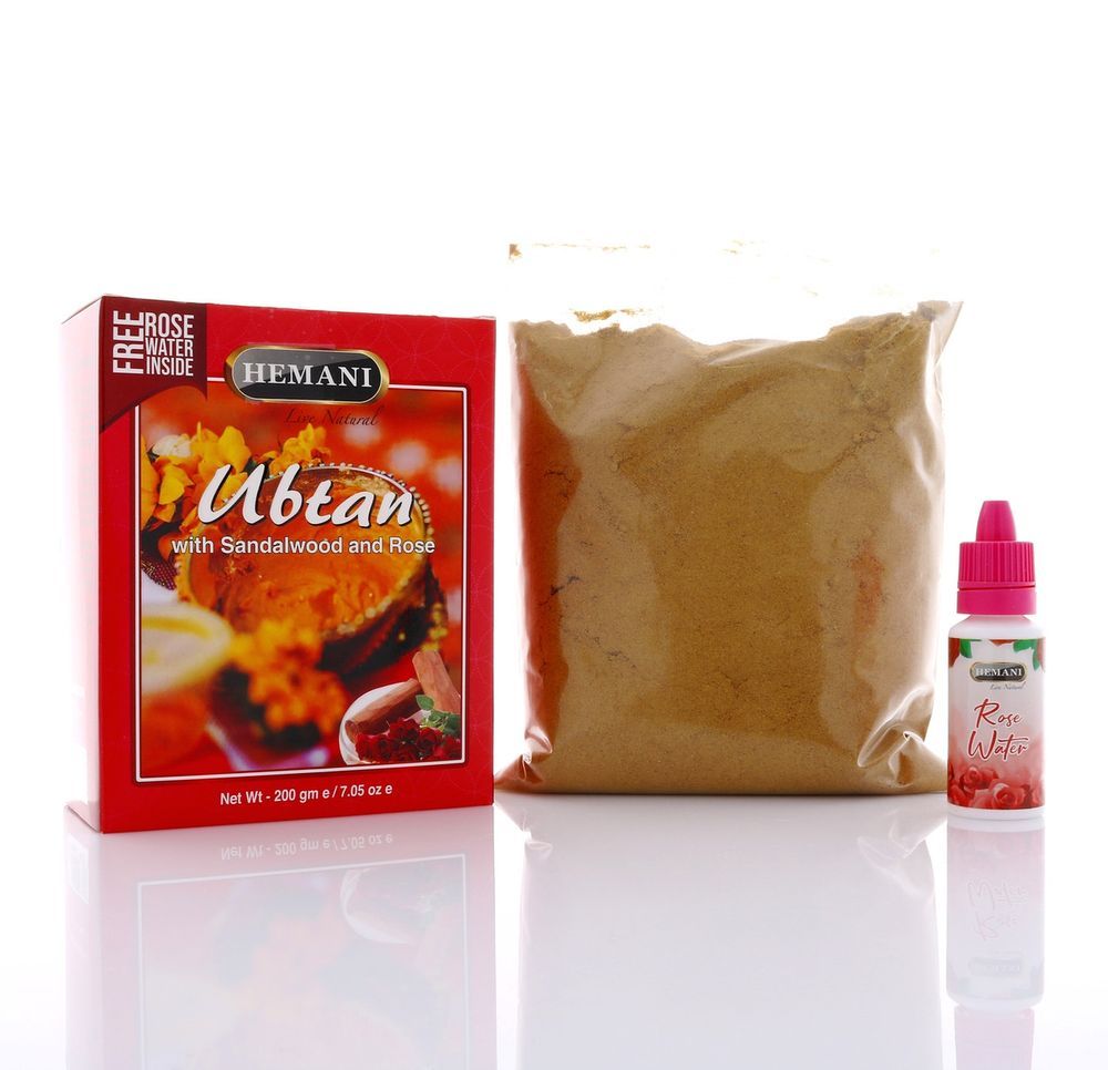 HEMANI Ubtan with Sandalwood & Rose 200g