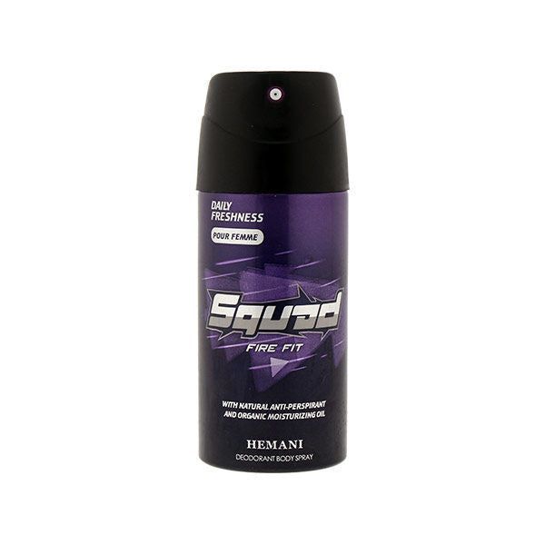 HEMANI FRAGRANCE Hemani Squad Deodorant Spray Fire Fit for Women