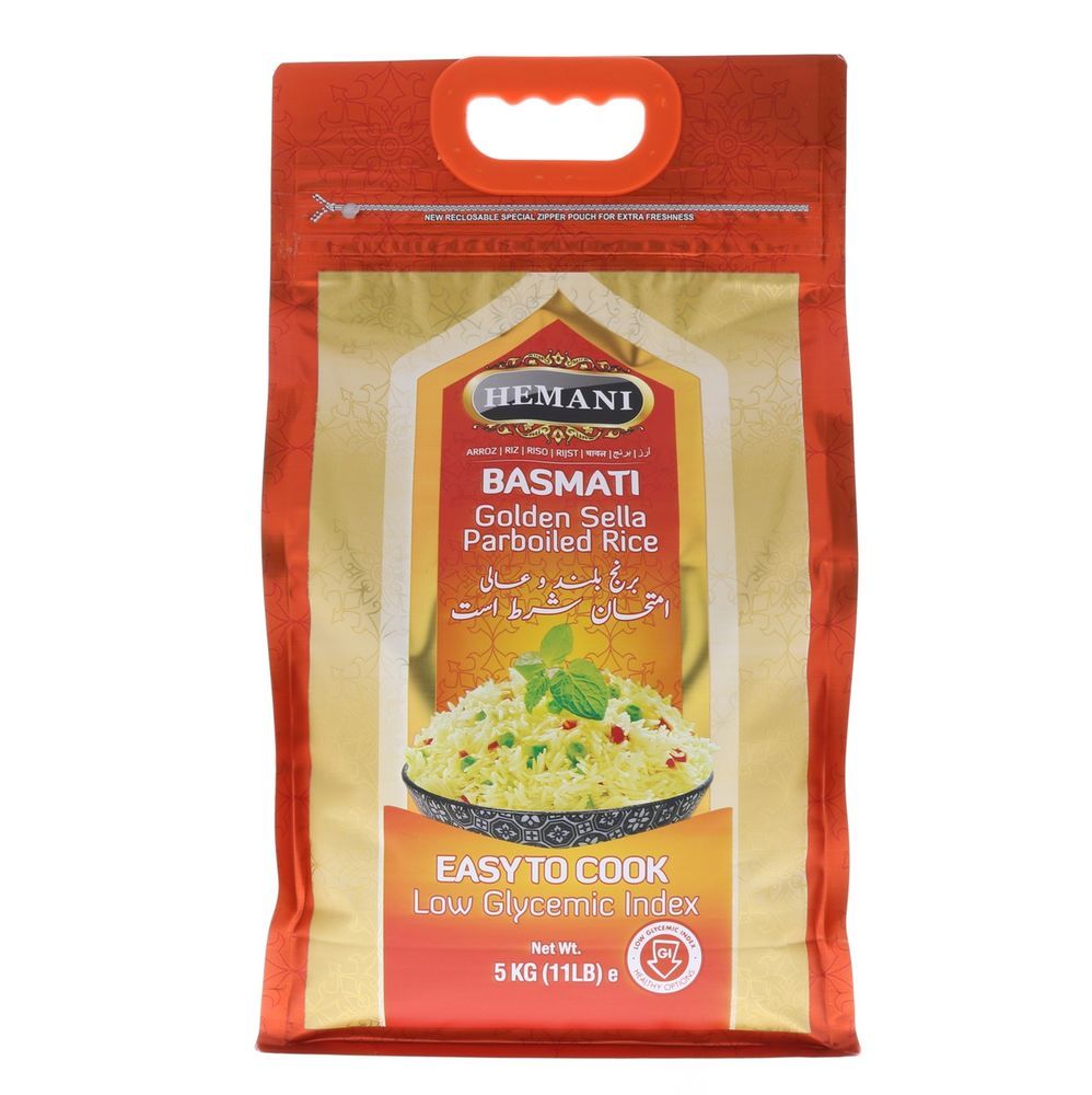 HEMANI Golden Sella Basmati Rice Lower GI 11LB