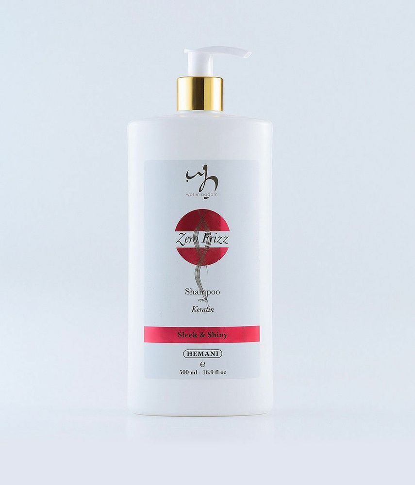 WB HEMANI Zero Frizz Shampoo With Keratin (Sleek & Shiny) 500mL
