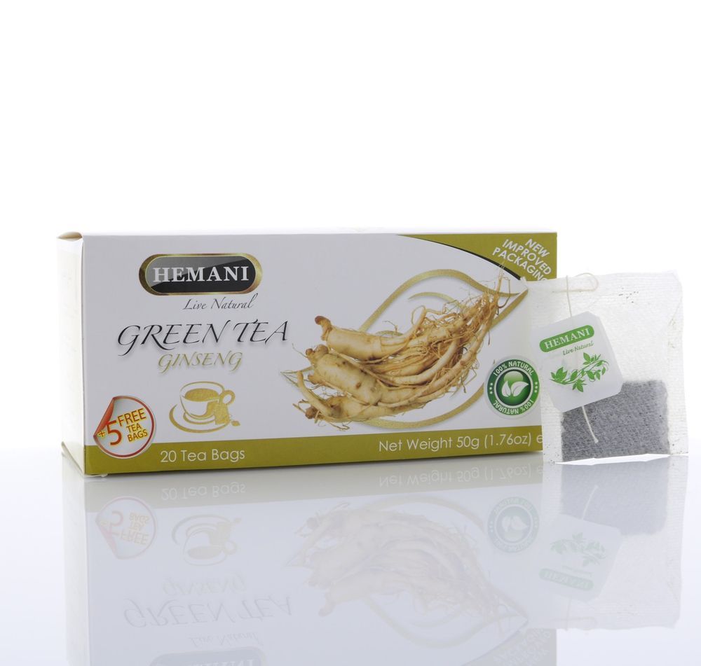 HEMANI Green Tea Ginseng 40g