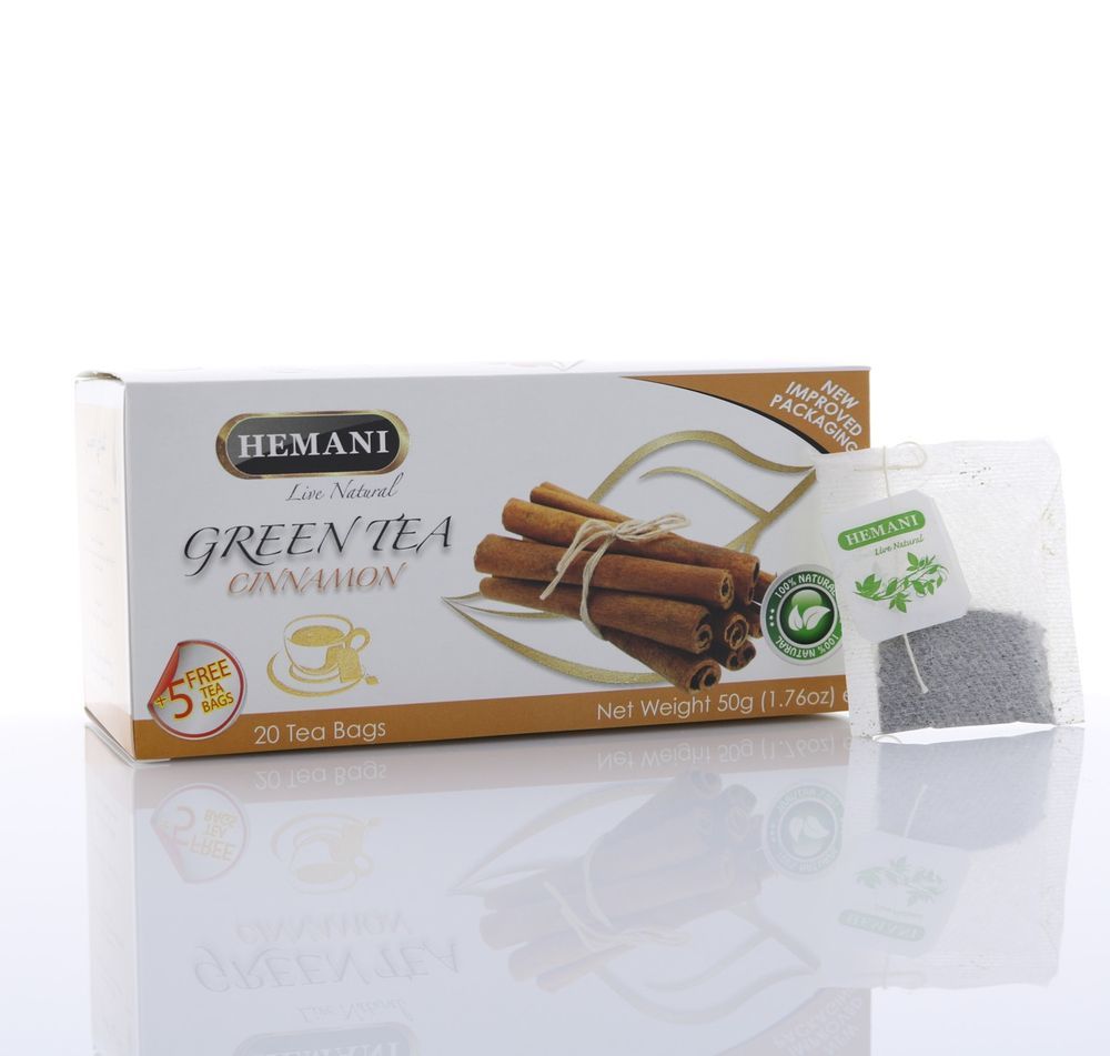 HEMANI Green Tea Cinnamon 40g