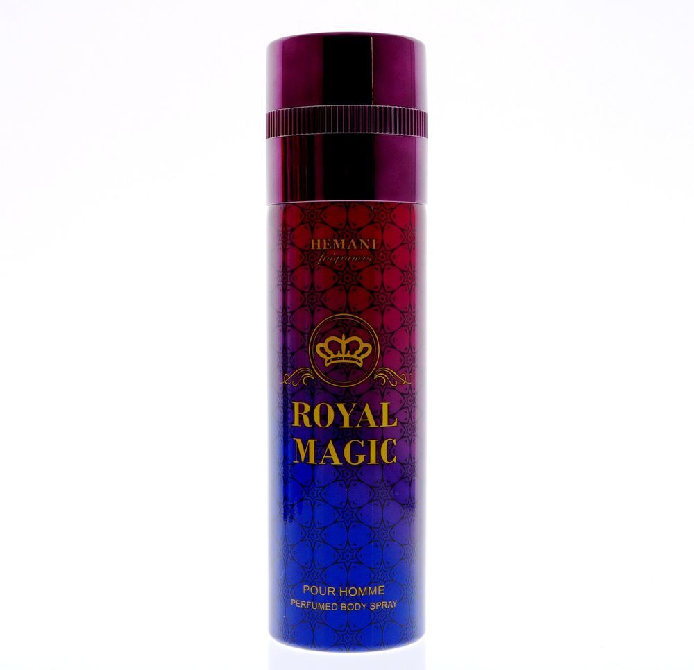 HEMANI Royal Magic Deodorant Spray 200mL (7 OZ) for Men