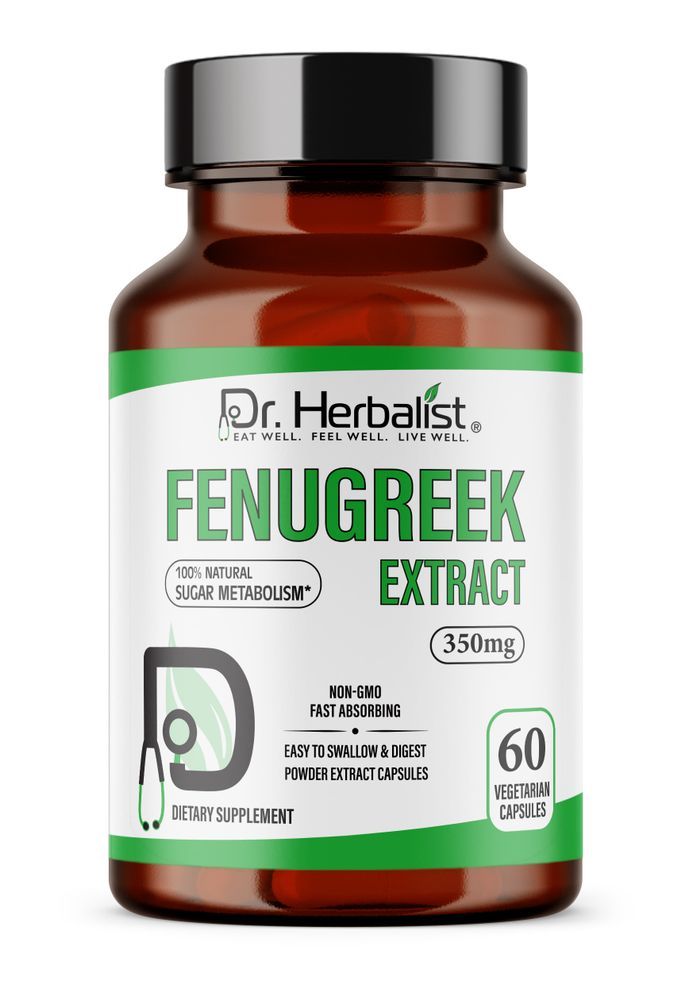 DR. HERBALIST Fenugreek Extract 350mg 60 Capsules
